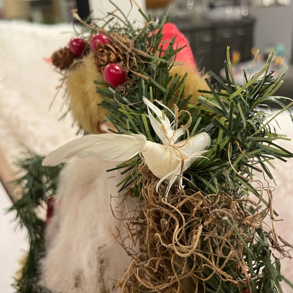 VTG PRIMITIVE SANTA CLAUS TREE TOPPER MADE IN TAIWAN ROC - Picture 5 of 10